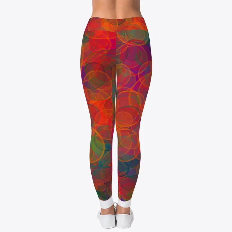 multi circle color-Legging