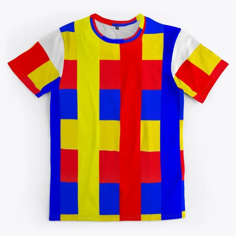 sport t shirt red yellow