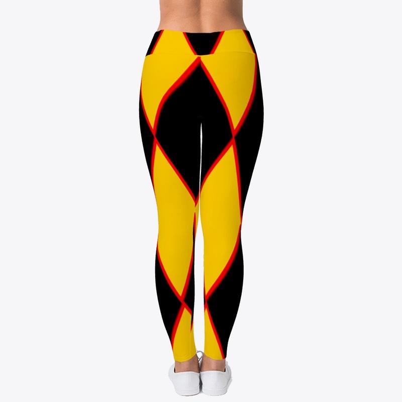 Black Yellow super sport - Legging