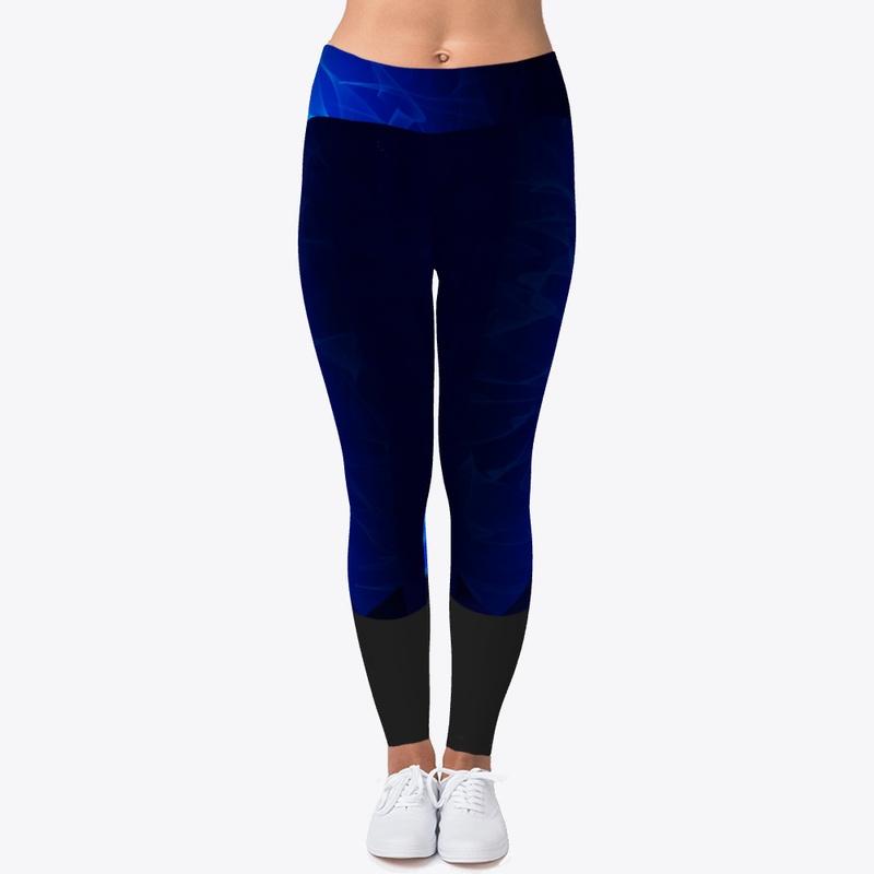 Black Blue Legging