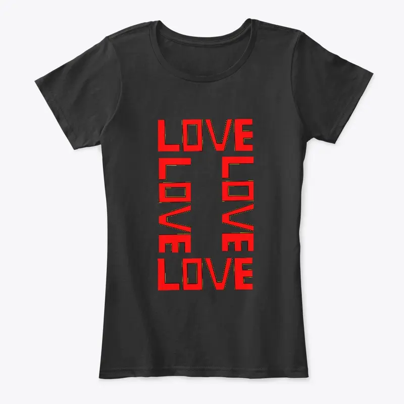 "shirtwxt"  Love + Love  -Tshirts 