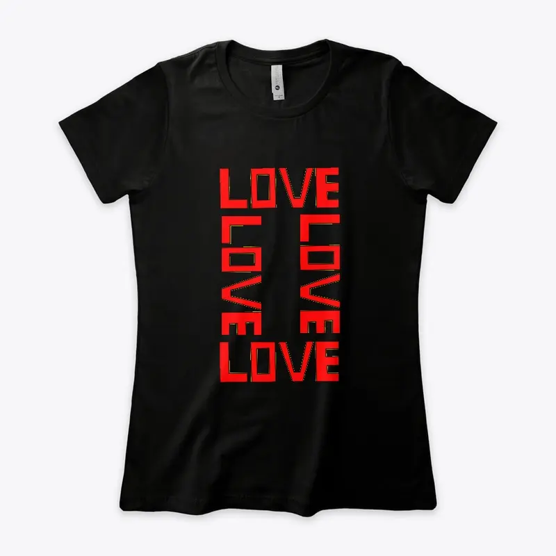 "shirtwxt"  Love + Love  -Tshirts 